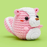 Andre the Skunk Pink Crochet Kit